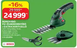 Auchan Bosch isio fű- és bokornyíró + extra kerti olló ajánlat
