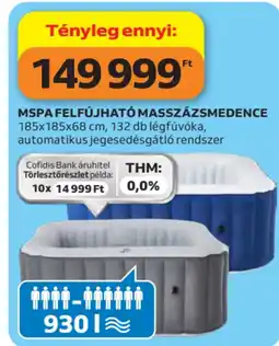 Auchan Mspa felfújható masszázsmedence ajánlat