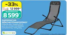 Auchan Gardenstar dönthető napozóágy ajánlat