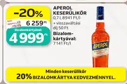 Auchan APEROL KESERŰLIKŐR ajánlat