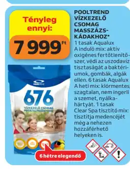 Auchan POOLTREND VÍZKEZELŐ CSOMAG MASSZÁZS- KÁDAKHOZ ajánlat