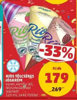 PENNY Rios tölcséres jégkrém ajánlat