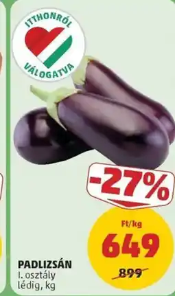 PENNY Padlizsán ajánlat