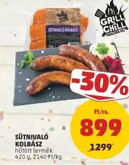 PENNY Grill & Chill Sütnivaló kolbász ajánlat