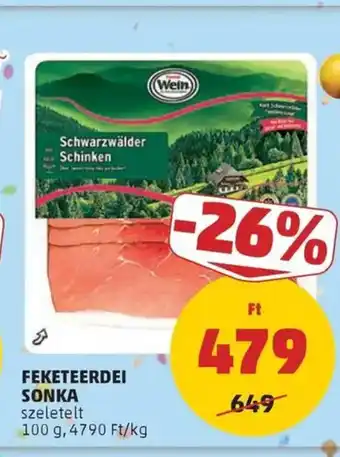 PENNY Wein Feketeerdei sonka ajánlat