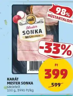 PENNY Karát mester sonka ajánlat