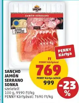PENNY Sancho jamón serrano sonka ajánlat