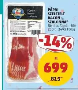 PENNY Pápai szeletelt bacon szalonna ajánlat