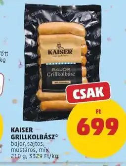 PENNY Kaiser grillkolbász ajánlat