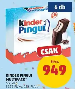 PENNY Kinder pingui multipack ajánlat