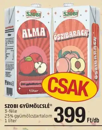 PENNY Szobi gyümölcslé ajánlat