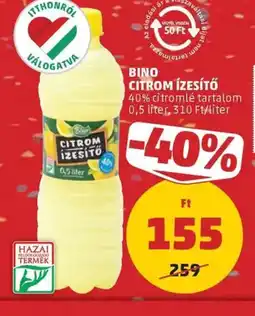 PENNY Bino citrom ízesítő ajánlat