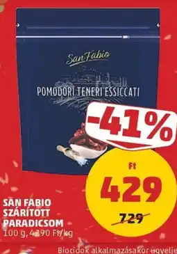 PENNY San fabio szárított paradicsom ajánlat