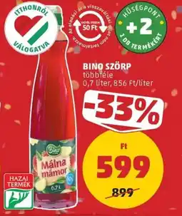 PENNY Bino szörp ajánlat