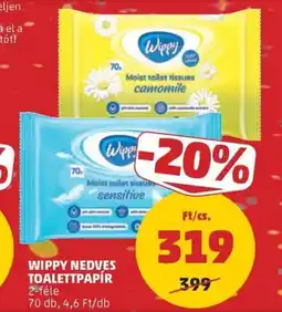 PENNY Wippy nedves toalettpapír ajánlat