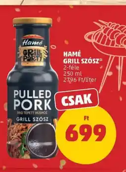 PENNY Hamé grill szósz ajánlat