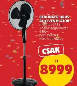 PENNY Berlinger haus álló ventilátor ajánlat