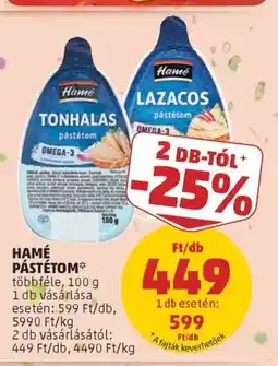 PENNY Hamé pástétom ajánlat
