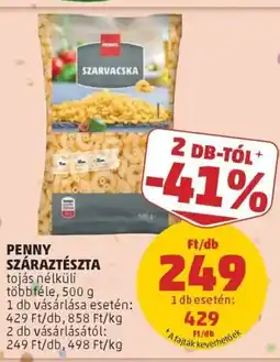 PENNY Penny száraztészta ajánlat