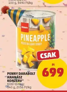 PENNY Penny darabolt ananász konzerv ajánlat