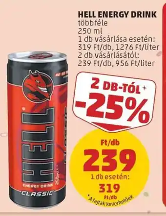 PENNY Hell energy drink ajánlat