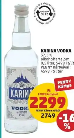 PENNY Karina vodka ajánlat