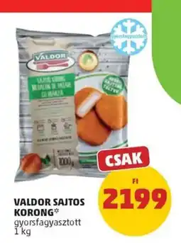 PENNY Valdor sajtos korong ajánlat