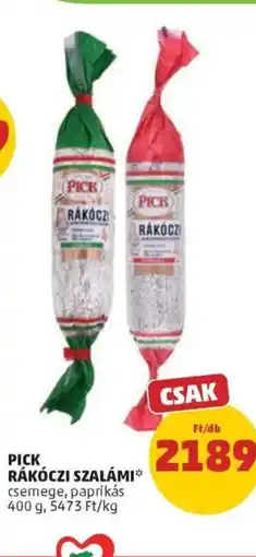 PENNY Pick rákóczi szalámi ajánlat