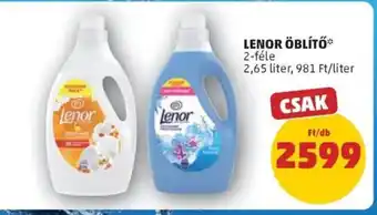 PENNY Lenor öblítő ajánlat