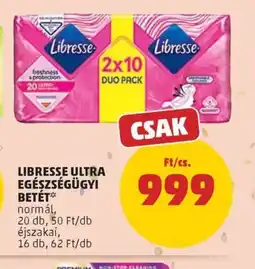 PENNY Libresse ultra egészségügyi betét ajánlat