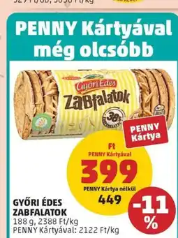 PENNY Győri édes zabfalatok ajánlat
