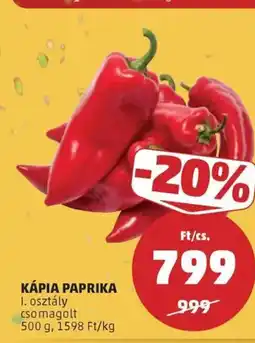 PENNY Kápia paprika ajánlat