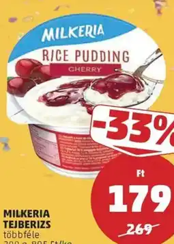 PENNY Milkeria tejberizs ajánlat