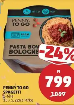 PENNY Penny to go spagetti ajánlat