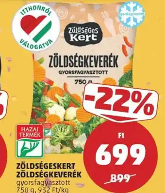 PENNY Zöldségeskert zöldségkeverék ajánlat