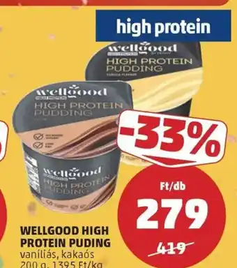 PENNY Wellgood high protein puding ajánlat