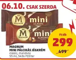PENNY Magnum mini pálcikás jégkrém ajánlat