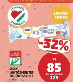 PENNY Sissy laktózmentes túródesszert ajánlat
