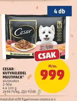 PENNY Cesar kutyaeledel multipack ajánlat