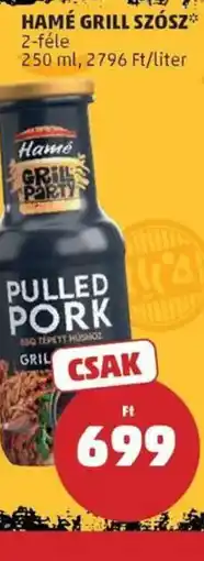 PENNY Hamé grill szósz ajánlat