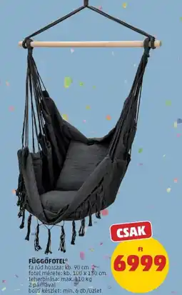 PENNY Függőfotel ajánlat