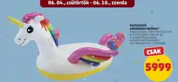 PENNY Felfújható unikornis matrac ajánlat
