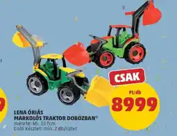 PENNY Lena óriás markolós traktor dobozban ajánlat
