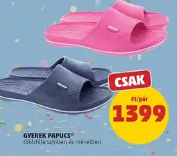 PENNY Gyerek papucs ajánlat