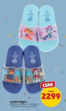 PENNY Gyerek papucs ajánlat