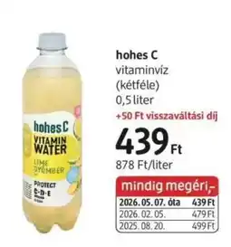 DM HOHES C ajánlat