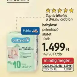 DM babylove ajánlat