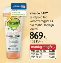 DM alverde BABY ajánlat