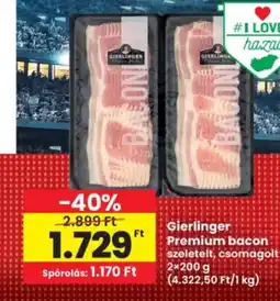Spar Gierlinger Premium bacon ajánlat