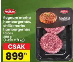Spar Regnum marha hamburgerhús, chilis marha hamburgerhús ajánlat